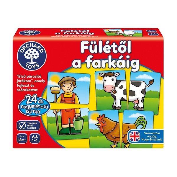 Orchard Toys mini játékok - Fülétől a farkáig