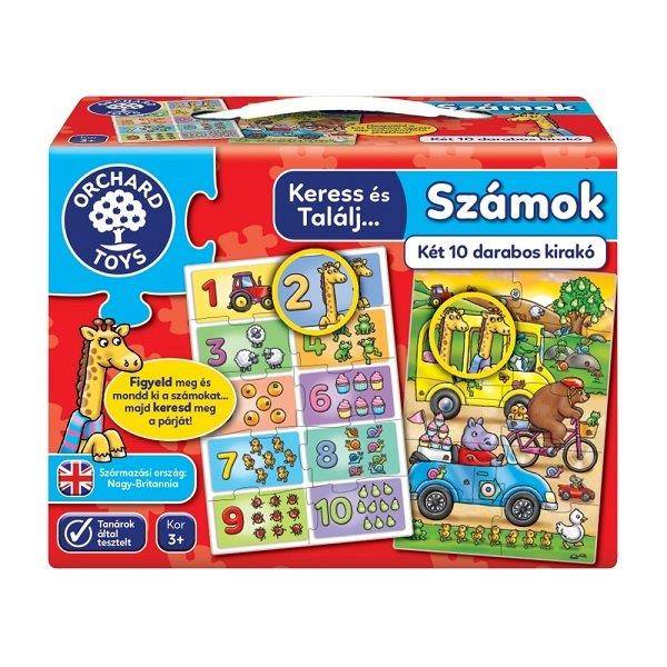 Orchard Toys mini játékok - Keress és találj... számok