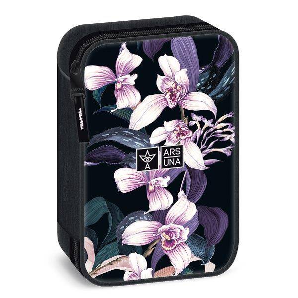 Ars Una többszintes tolltartó Orchideás