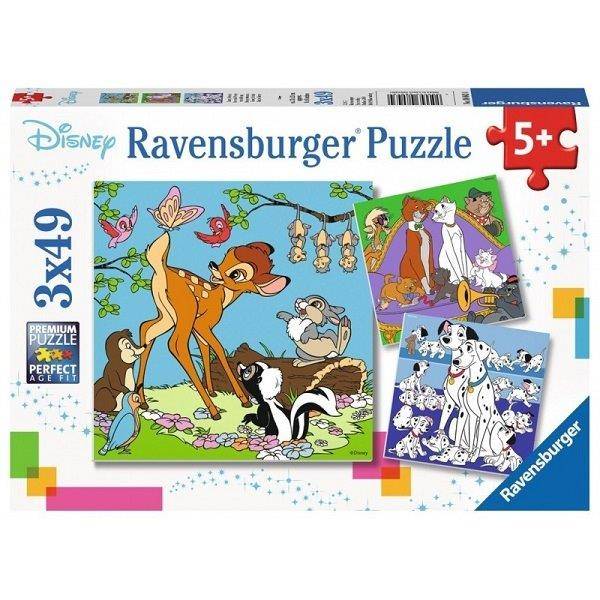 Ravensburger puzzle 3x49 db-os Disney barátok