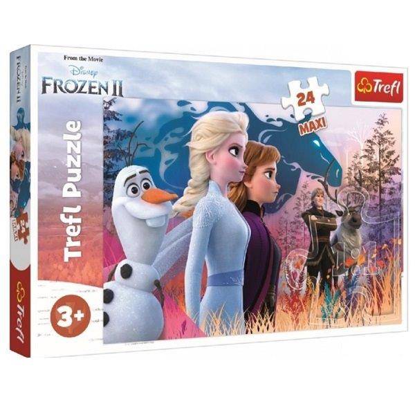 Jégvarázs 2 maxi puzzle 24 db-os - Varázslatos utazás