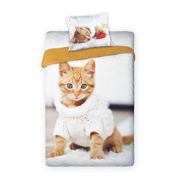 Cicás ágyneműhuzat szett 140x200 cm - Pulóverben