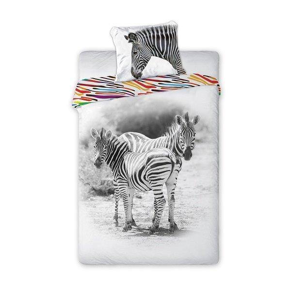Zebra mintás ágyneműhuzat szett 140x200cm