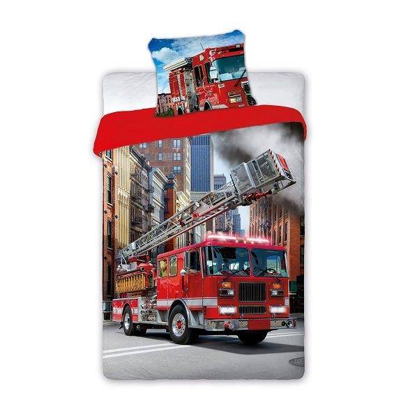 Tűzoltóautós ágyneműhuzat 140x200cm