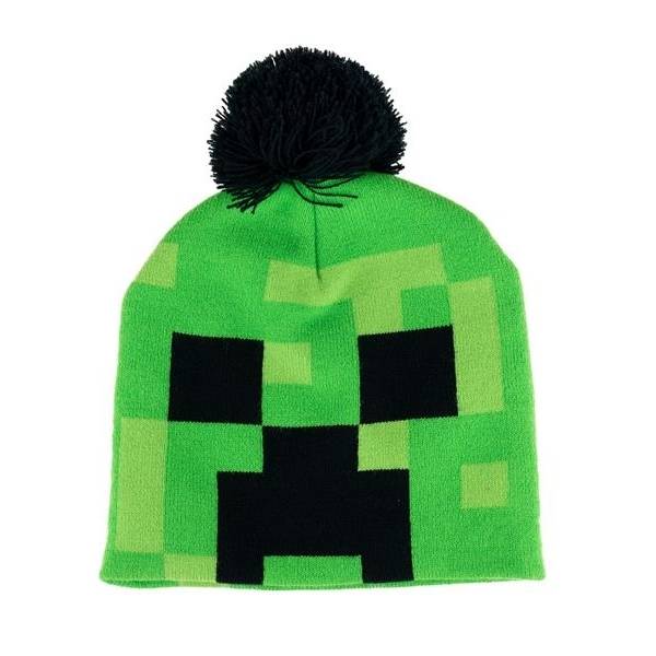 Minecraft sapka pomponos - Creeper