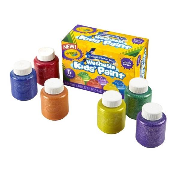 Crayola festék készlet 6 db-os metál színekben