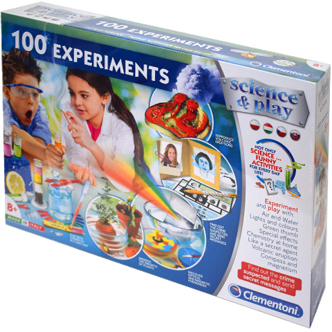 Clementoni 100 tudományos kísérlet szett - Tudomány és játék