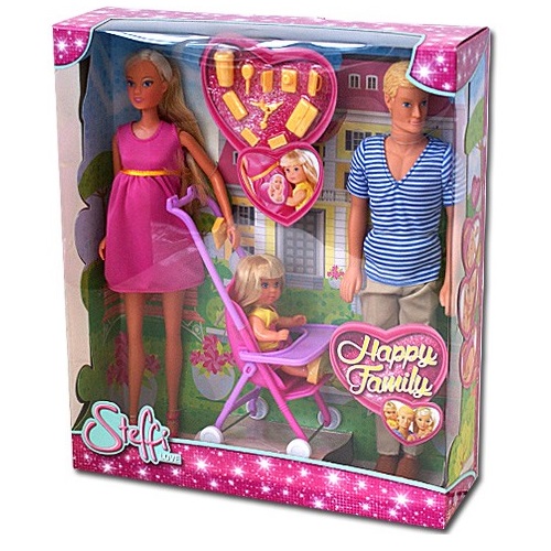 Steffi Love baba játékszett - Boldog család