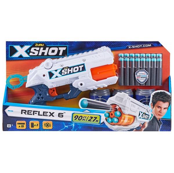 Zuru X-Shot szivacslövő játék fegyver - Reflex 6