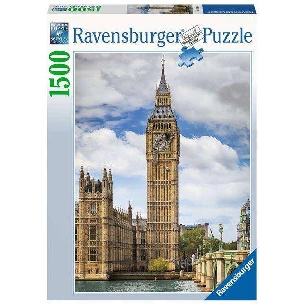 Cicás puzzle 1500 db-os Ravensburger - A Big Ben cicája