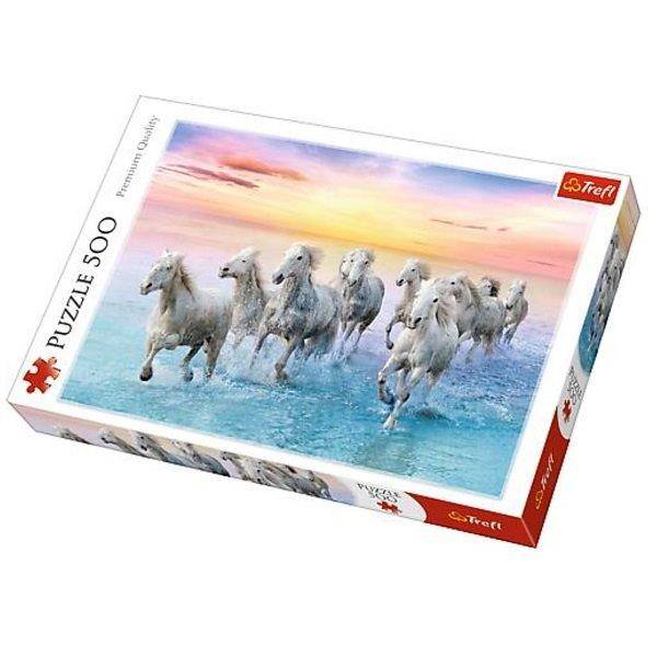 Trefl puzzle 500 db-os - Vágtázó lovak