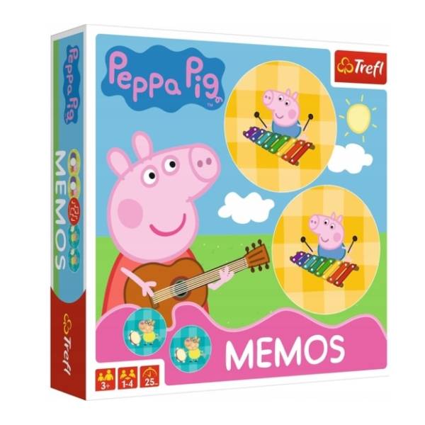 Peppa malac memória játék - Trefl