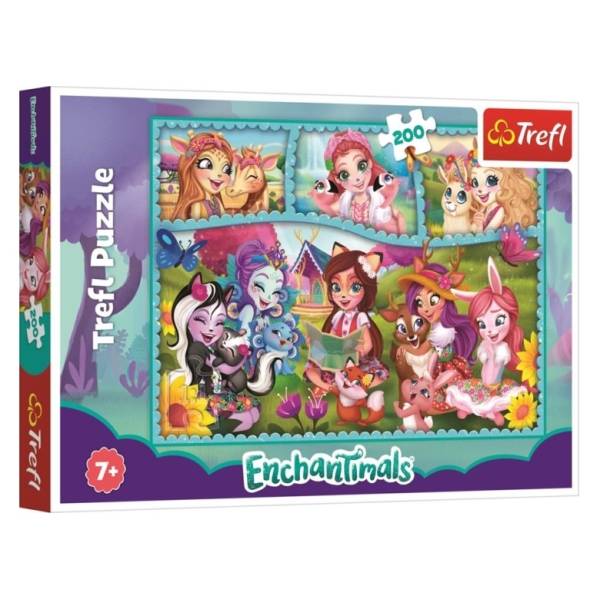 Enchantimals puzzle 200 db-os Trefl - Bámulatos Enchantimals