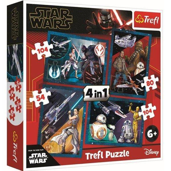 Star Wars puzzle 4in1 Trefl - Skywalker kora