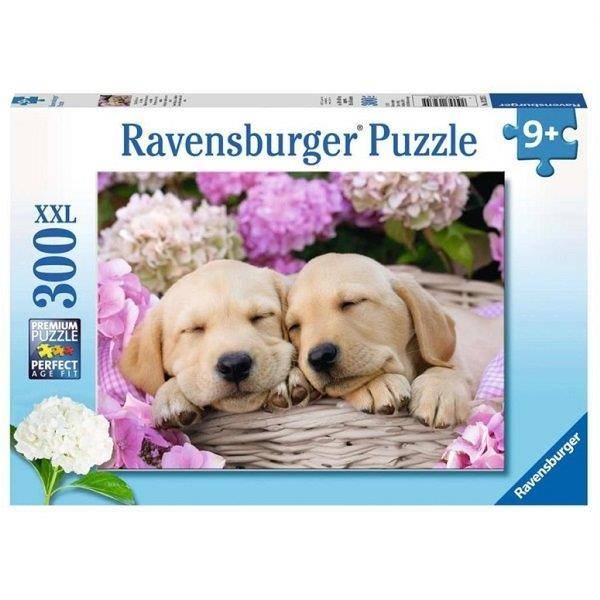 Ravensburger kutyás puzzle 300 db-os XXL - Édes kutyusok
