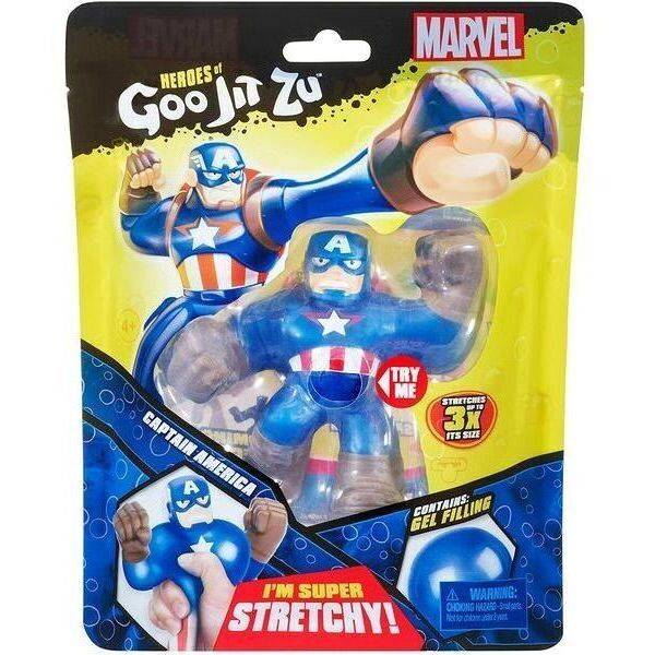 Goo Jit Zu Marvel Nyújtható akciófigurák - Amerika kapitány