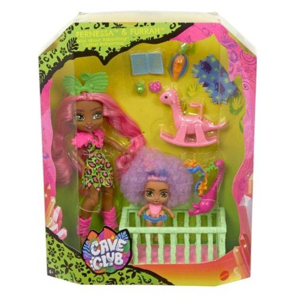 Cave Club baba bébiszitter játékszett - Fernessa és Furrah