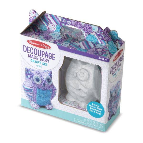 Melissa and Doug Decoupage bagoly
