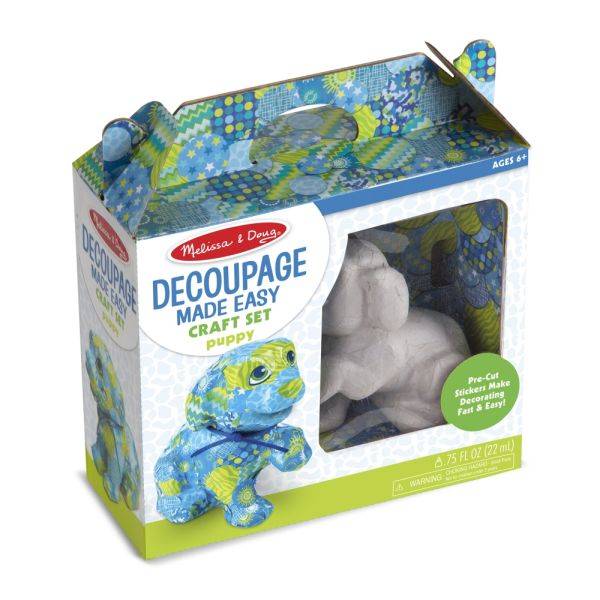 Melissa and Doug Decoupage kutya