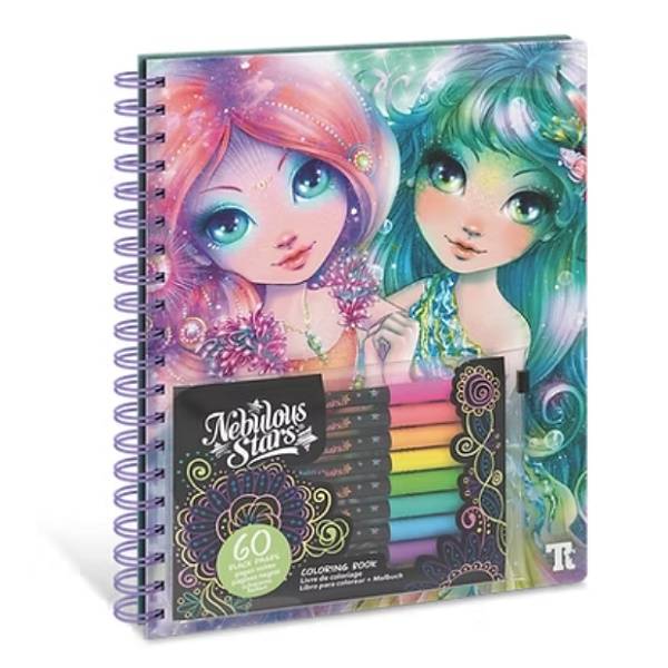 Nebulous Stars Nebulia Színező filccel - fekete lapokkal