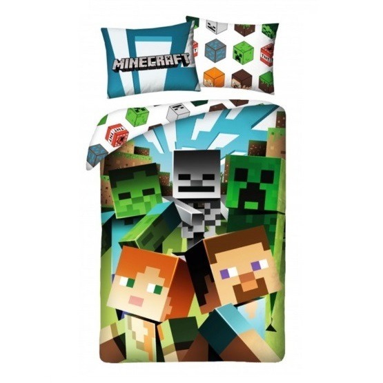 Minecraft Ágyneműhuzat szett - Minecraft csapat