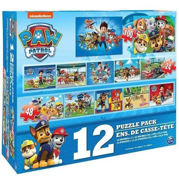 Mancs őrjárat Nagy puzzle szett 12 darabos