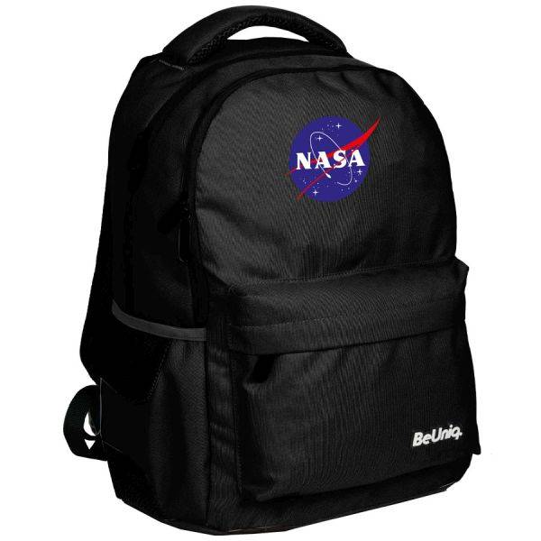 BeUniq fekete iskolatáska hátizsák - NASA
