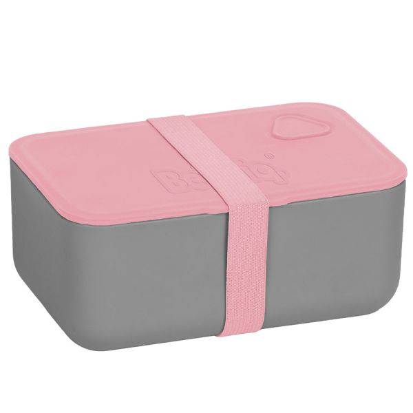 BeUniq uzsonnás doboz - Szürke, pink