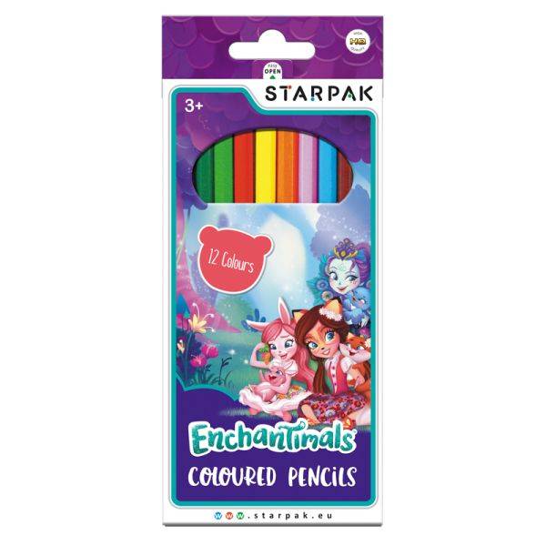 Enchantimals színes ceruza készlet 12 db-os – Starpak