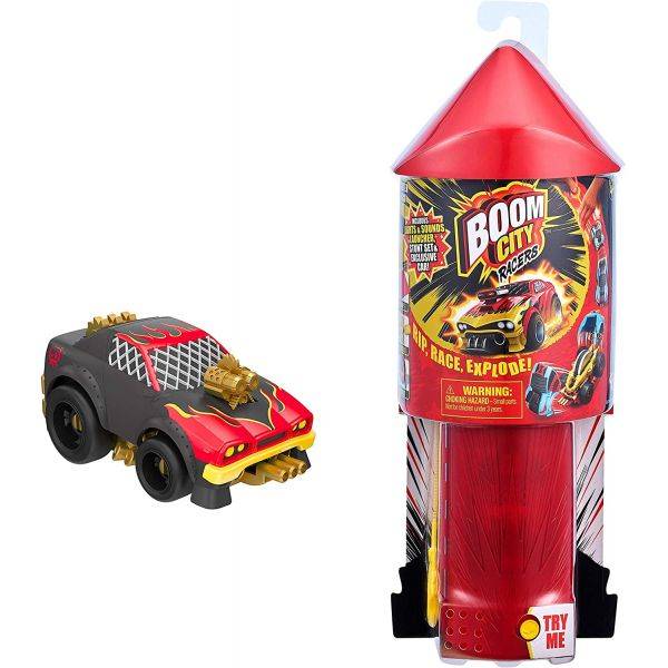 Boom City Racers kezdőszett kisautóval