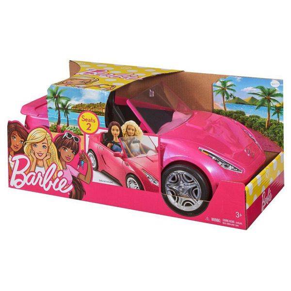 Barbie autó pink – Cabrio