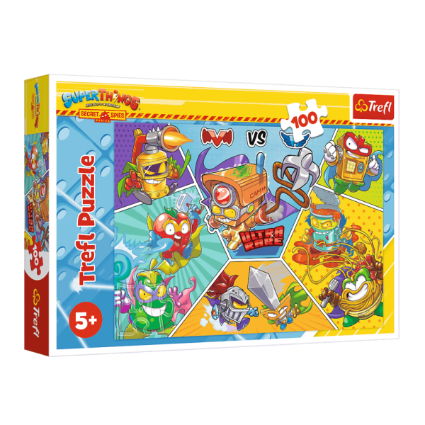 Super Things puzzle 100 db-os Trefl – Titkos kémek akcióban