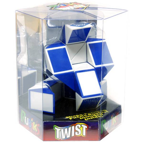 Rubik kocka kígyó kék-fehér – Rubik’s Twist