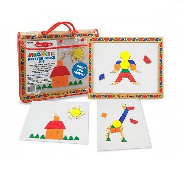 Melissa & Doug fa mágneses kirakó, képkészítő