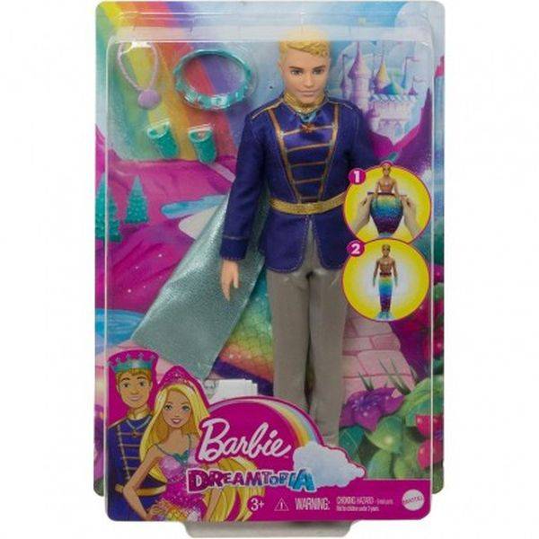 Barbie Dreamtopia 2 az 1-ben átváltozó sellő – Ken baba