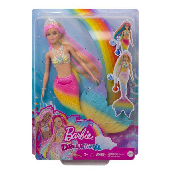 Barbie Dreamtopia – Színváltós sellő baba
