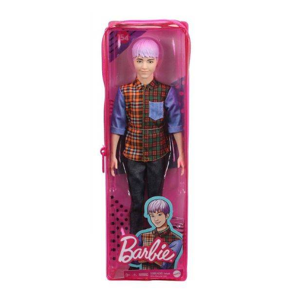 Barbie Ken Fashionistas baba lila hajjal – 154-es