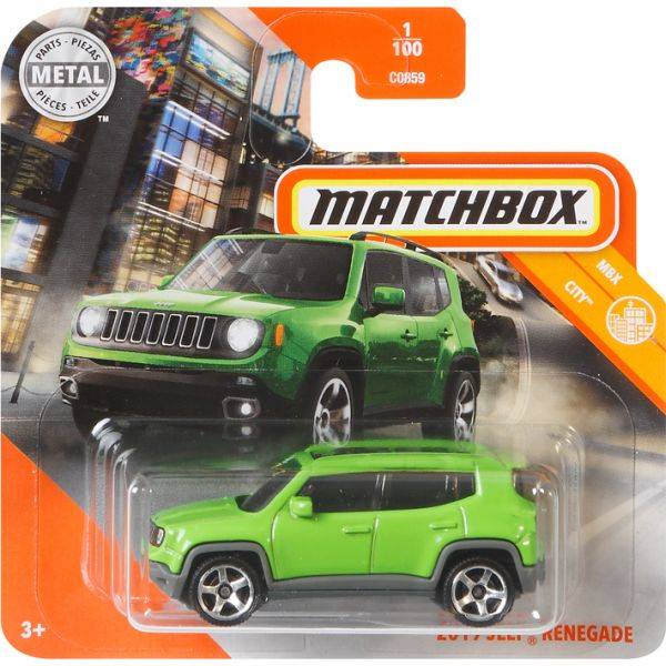 Matchbox fém kisautó – 2019 Jeep Renegade