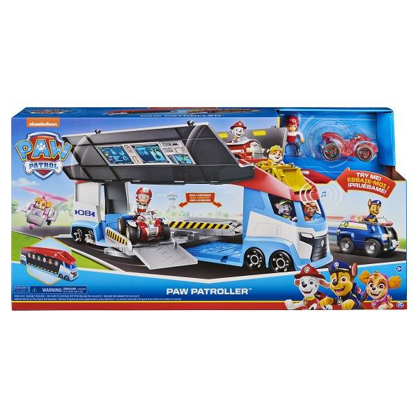 Mancs őrjárat kamion játékszett Ryder figurával és járművel – Paw Patroller