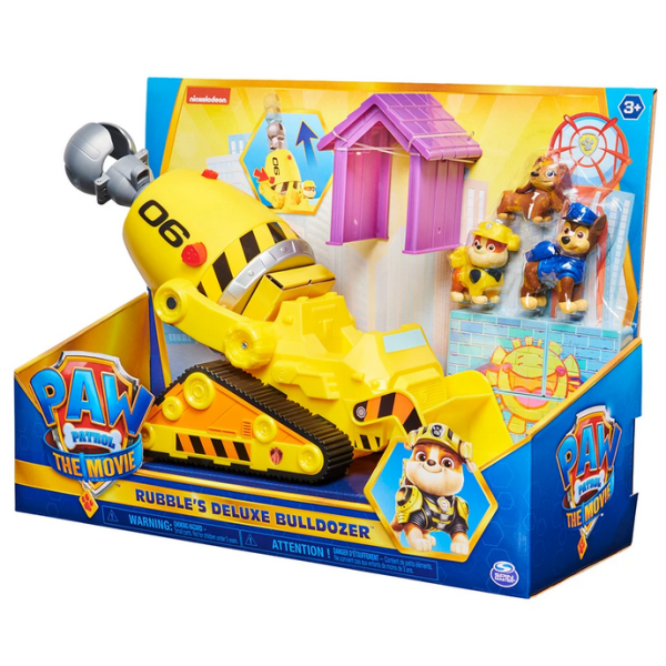 Mancs őrjárat Rubble Deluxe Buldózere 3 figurával