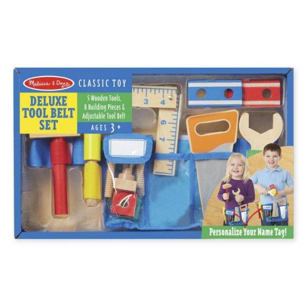 Melissa & Doug fajáték – Szerszámkészlet övvel