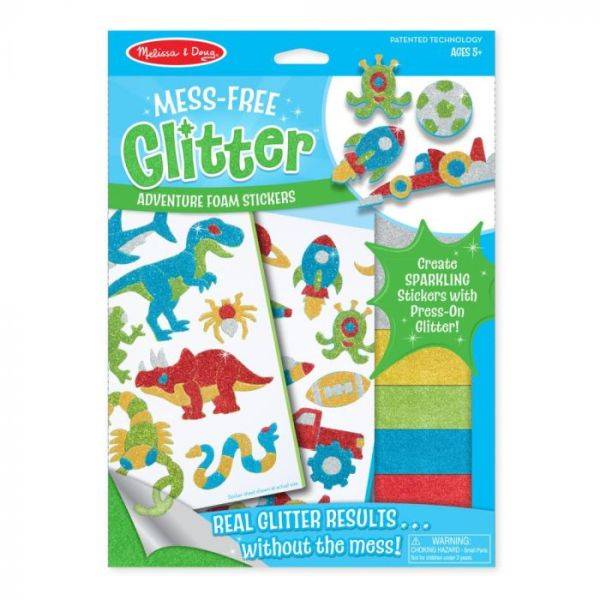 Melissa & Doug glitteres pufi matrica készítő – Kaland