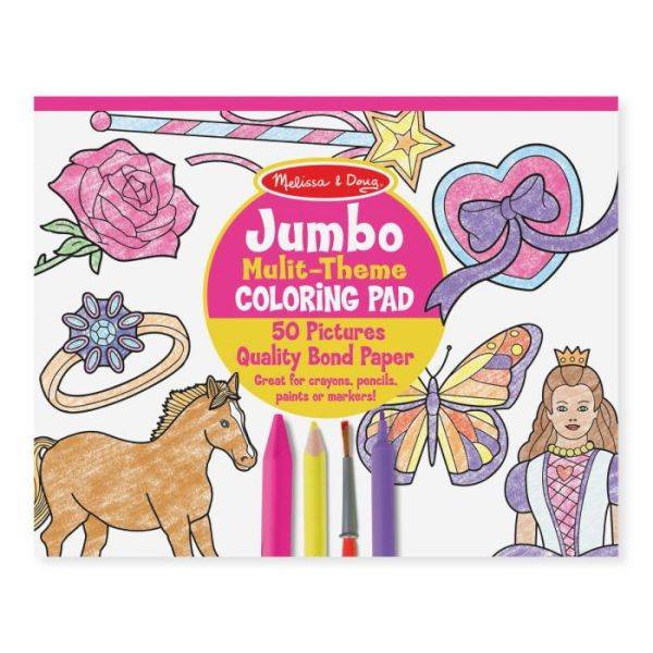 Melissa & Doug Jumbo színező – Pink