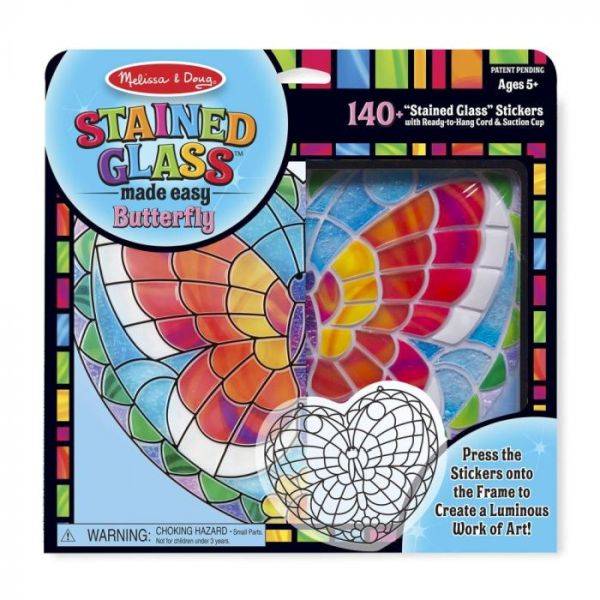 Melissa & Doug ólomüveg kép készítő játék – Pillangó