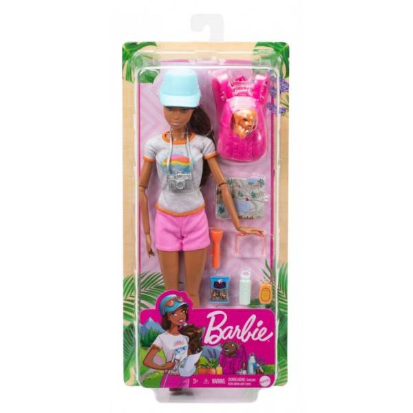 Barbie Feltöltődés játékszett babával és kutyussal – Túra