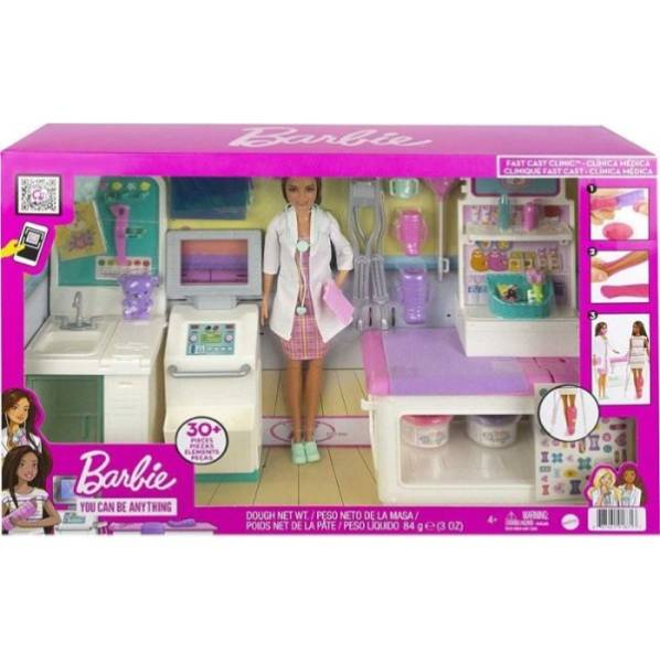 Barbie baba játékszett – Mobilklinika