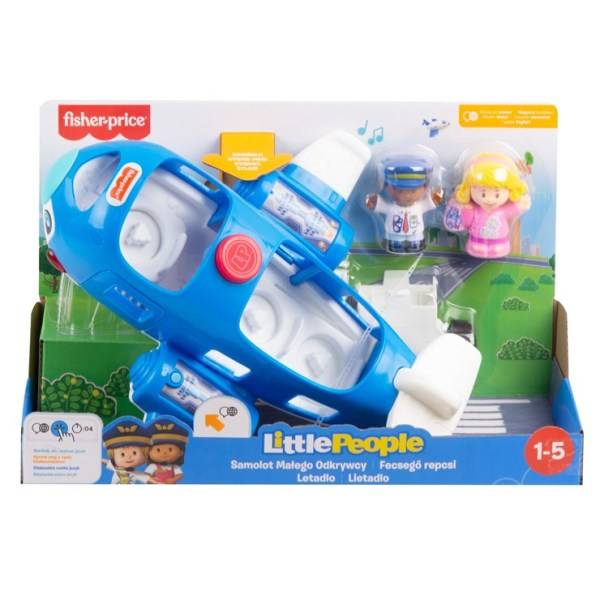 Fisher Price Little People Fecsegő repcsi játékszett figurákkal