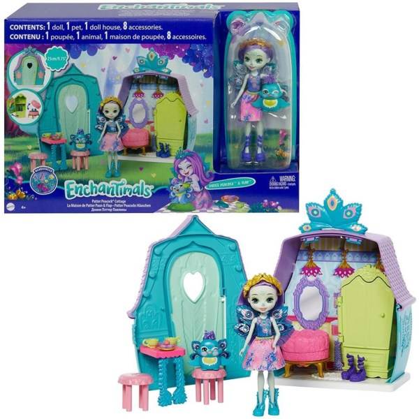 Enchantimals kicsi kunyhó – Patter Peacock háza