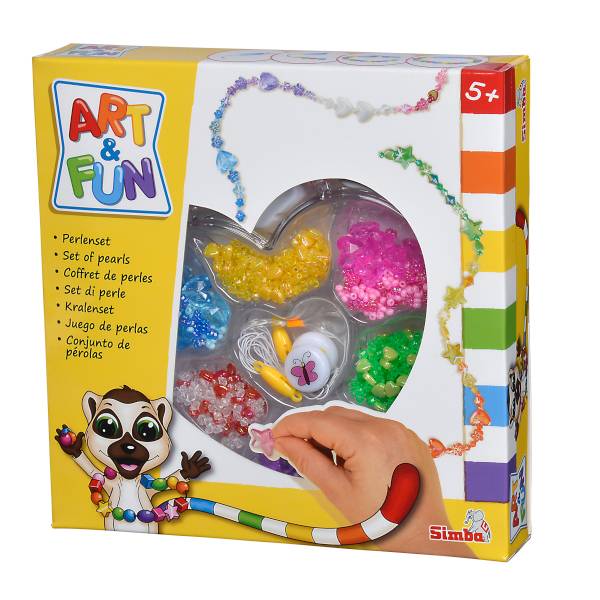Art & Fun gyöngyfűző játékszett – szív