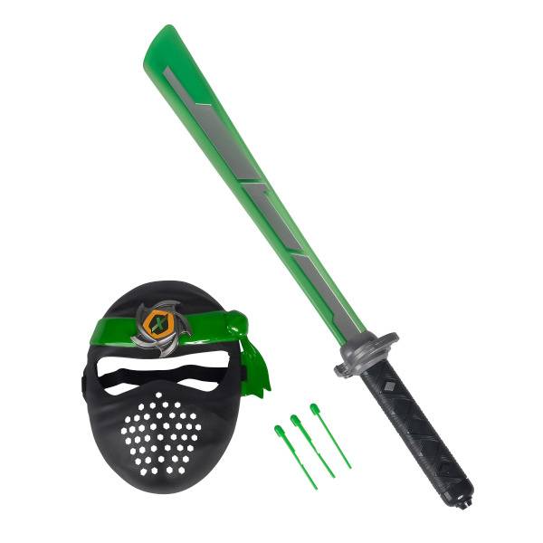 Next Ninja maszk és kard fény- és hangjátékkal